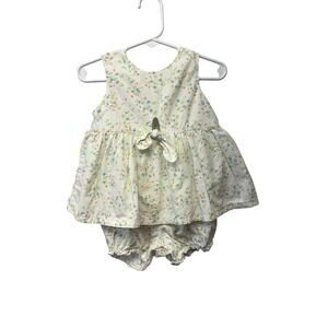 Y2K Girls KRU dress and attached Bloomers Butterflies Outfit clothes 18 months